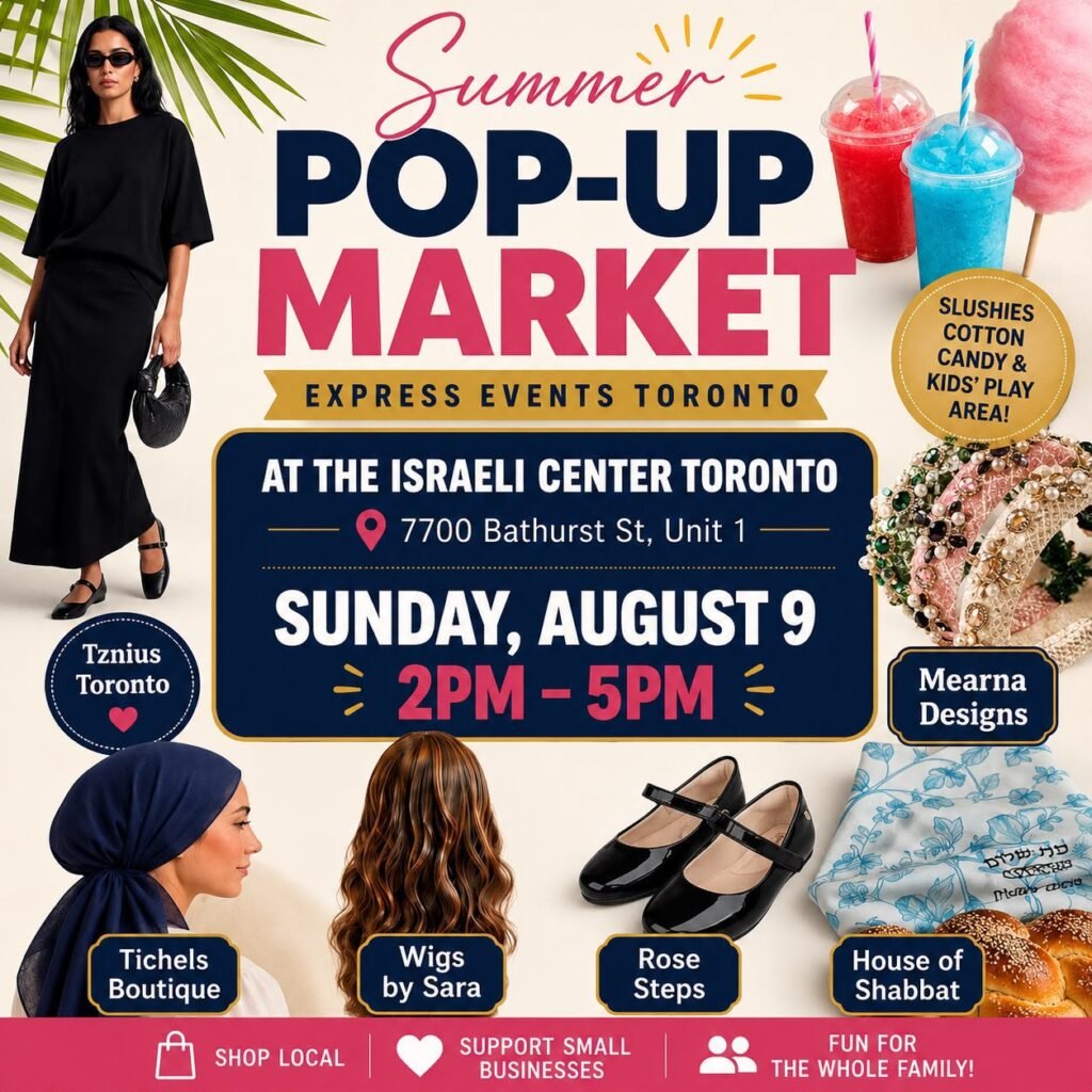 Flyer for Summer Pop-Up Market
